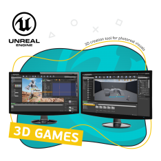 Unreal Engine 4. Игровой движок - КИБЕРшкола программирования для детей, компьютерные курсы для школьников, начинающих и подростков - KIBERone г. Реж