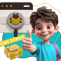 Тестирование & Vibe Debug. Охотники за багами - КИБЕРшкола программирования для детей, компьютерные курсы для школьников, начинающих и подростков - KIBERone г. Реж