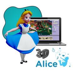 Alice 3d - КИБЕРшкола программирования для детей, компьютерные курсы для школьников, начинающих и подростков - KIBERone г. Реж